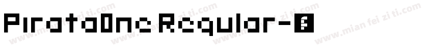 Pirata0ne Regular字体转换
